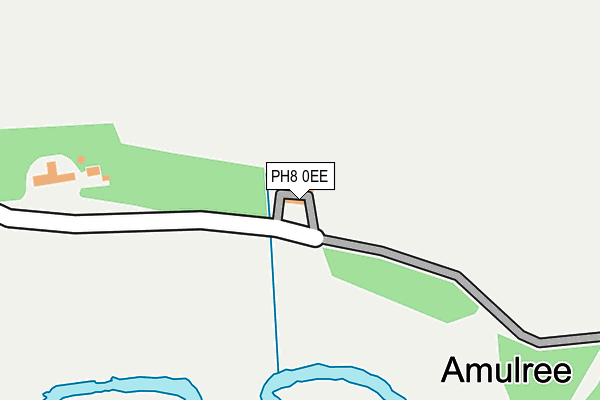 PH8 0EE map - OS OpenMap – Local (Ordnance Survey) PH8 0EE map - OS OpenMap – Local (Ordnance Survey)