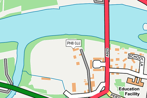 PH8 0JJ map - OS OpenMap – Local (Ordnance Survey) PH8 0JJ map - OS OpenMap – Local (Ordnance Survey)