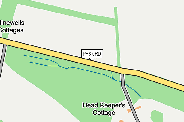 PH8 0RD map - OS OpenMap – Local (Ordnance Survey) PH8 0RD map - OS OpenMap – Local (Ordnance Survey)
