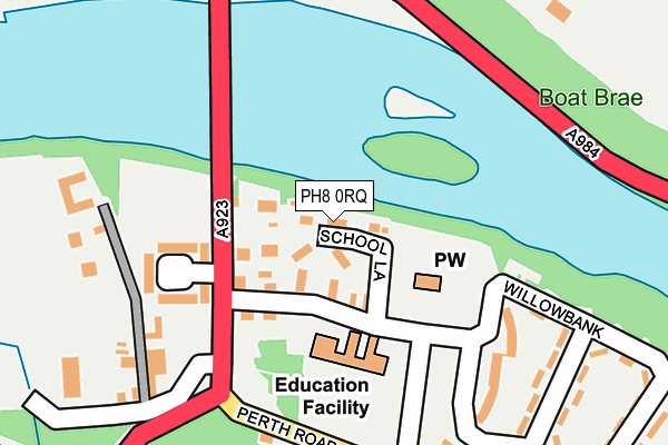 PH8 0RQ map - OS OpenMap – Local (Ordnance Survey) PH8 0RQ map - OS OpenMap – Local (Ordnance Survey)