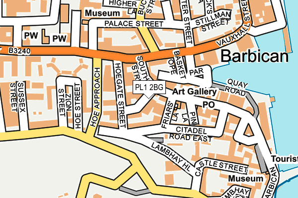 PL1 2BG map - OS OpenMap – Local (Ordnance Survey) PL1 2BG map - OS OpenMap – Local (Ordnance Survey)