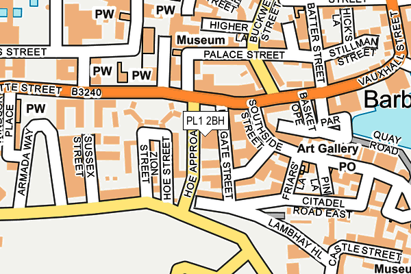 PL1 2BH map - OS OpenMap – Local (Ordnance Survey) PL1 2BH map - OS OpenMap – Local (Ordnance Survey)