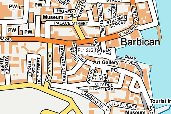 PL1 2JG map - OS OpenMap – Local (Ordnance Survey) PL1 2JG map - OS OpenMap – Local (Ordnance Survey)