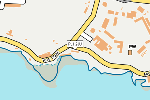 PL1 2JU map - OS OpenMap – Local (Ordnance Survey) PL1 2JU map - OS OpenMap – Local (Ordnance Survey)