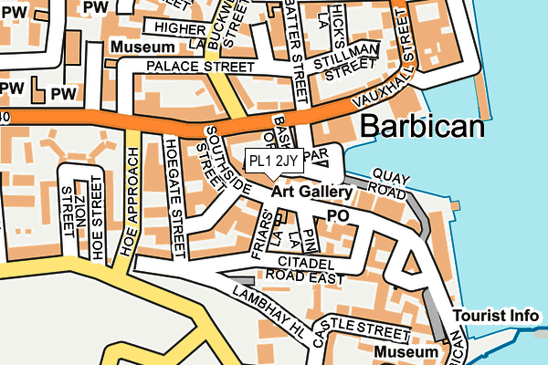 PL1 2JY map - OS OpenMap – Local (Ordnance Survey) PL1 2JY map - OS OpenMap – Local (Ordnance Survey)