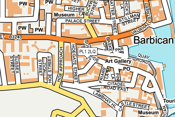 PL1 2LQ map - OS OpenMap – Local (Ordnance Survey) PL1 2LQ map - OS OpenMap – Local (Ordnance Survey)