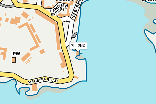 PL1 2NX map - OS OpenMap – Local (Ordnance Survey) PL1 2NX map - OS OpenMap – Local (Ordnance Survey)