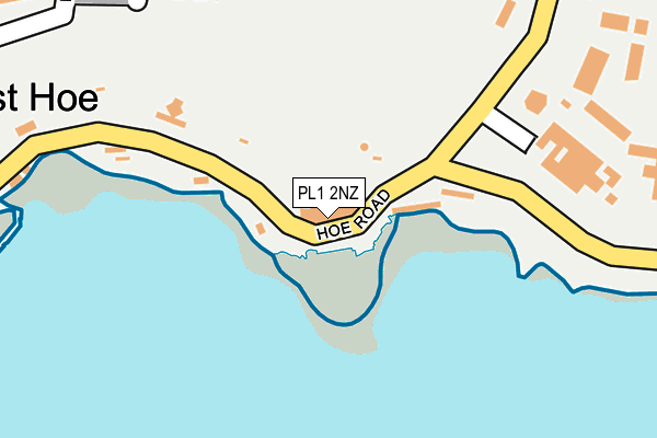 PL1 2NZ map - OS OpenMap – Local (Ordnance Survey) PL1 2NZ map - OS OpenMap – Local (Ordnance Survey)