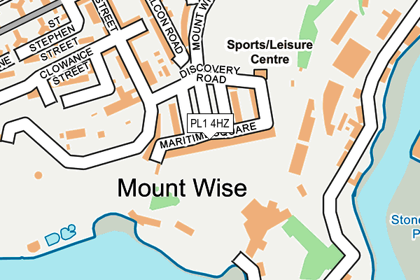 PL1 4HZ map - OS OpenMap – Local (Ordnance Survey) PL1 4HZ map - OS OpenMap – Local (Ordnance Survey)