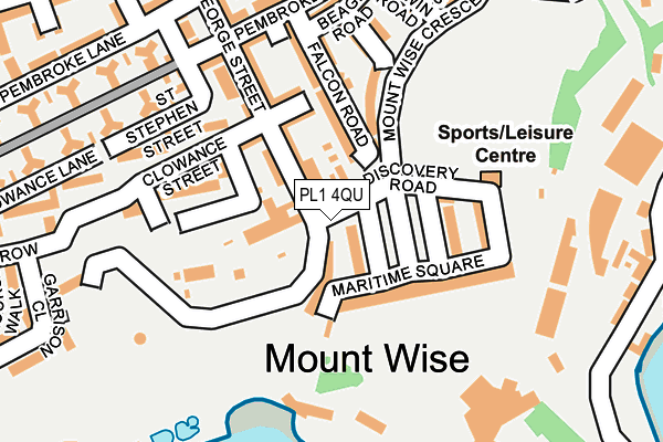PL1 4QU map - OS OpenMap – Local (Ordnance Survey) PL1 4QU map - OS OpenMap – Local (Ordnance Survey)