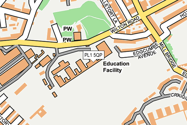 PL1 5QP map - OS OpenMap – Local (Ordnance Survey) PL1 5QP map - OS OpenMap – Local (Ordnance Survey)