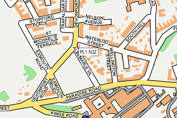 PL1 5QZ map - OS OpenMap – Local (Ordnance Survey) PL1 5QZ map - OS OpenMap – Local (Ordnance Survey)