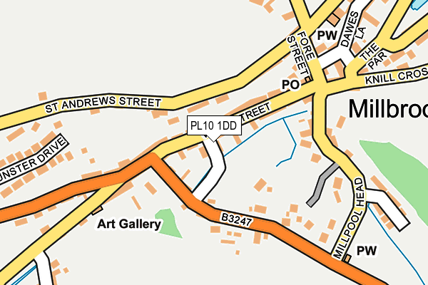 PL10 1DD map - OS OpenMap – Local (Ordnance Survey) PL10 1DD map - OS OpenMap – Local (Ordnance Survey)