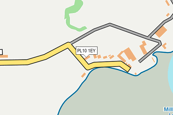 PL10 1EY map - OS OpenMap – Local (Ordnance Survey) PL10 1EY map - OS OpenMap – Local (Ordnance Survey)