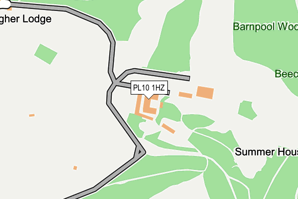 PL10 1HZ map - OS OpenMap – Local (Ordnance Survey) PL10 1HZ map - OS OpenMap – Local (Ordnance Survey)