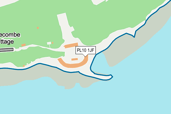 PL10 1JF map - OS OpenMap – Local (Ordnance Survey) PL10 1JF map - OS OpenMap – Local (Ordnance Survey)