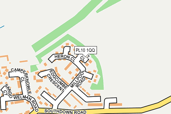 PL10 1QQ map - OS OpenMap – Local (Ordnance Survey) PL10 1QQ map - OS OpenMap – Local (Ordnance Survey)