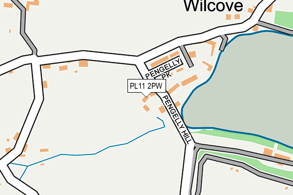 PL11 2PW map - OS OpenMap – Local (Ordnance Survey) PL11 2PW map - OS OpenMap – Local (Ordnance Survey)