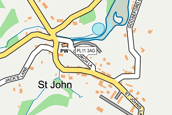 PL11 3AG map - OS OpenMap – Local (Ordnance Survey) PL11 3AG map - OS OpenMap – Local (Ordnance Survey)