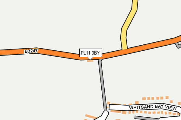 PL11 3BY map - OS OpenMap – Local (Ordnance Survey) PL11 3BY map - OS OpenMap – Local (Ordnance Survey)