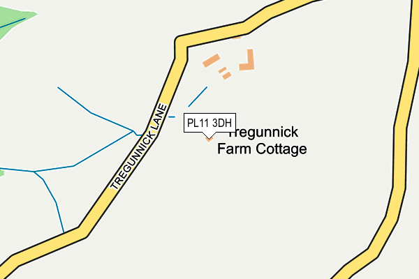 PL11 3DH map - OS OpenMap – Local (Ordnance Survey) PL11 3DH map - OS OpenMap – Local (Ordnance Survey)