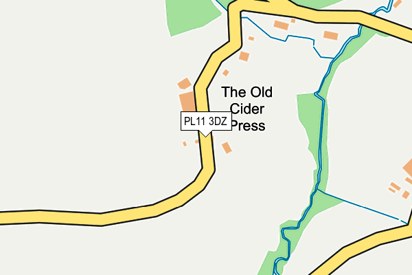 PL11 3DZ map - OS OpenMap – Local (Ordnance Survey) PL11 3DZ map - OS OpenMap – Local (Ordnance Survey)