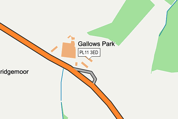 PL11 3ED map - OS OpenMap – Local (Ordnance Survey) PL11 3ED map - OS OpenMap – Local (Ordnance Survey)