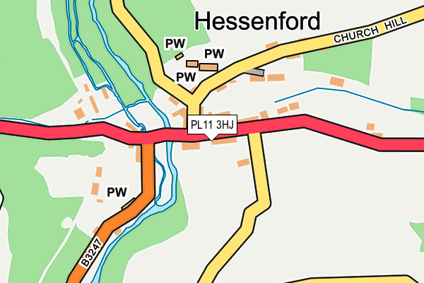 PL11 3HJ map - OS OpenMap – Local (Ordnance Survey) PL11 3HJ map - OS OpenMap – Local (Ordnance Survey)