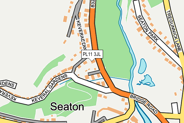 PL11 3JL map - OS OpenMap – Local (Ordnance Survey) PL11 3JL map - OS OpenMap – Local (Ordnance Survey)