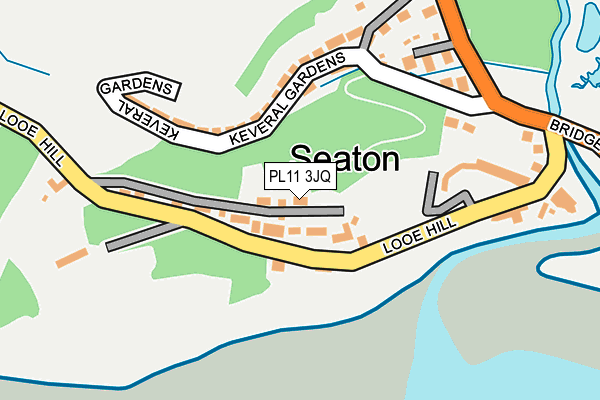 PL11 3JQ map - OS OpenMap – Local (Ordnance Survey)