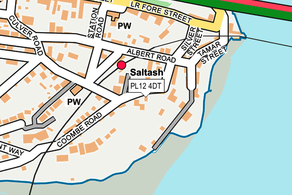 PL12 4DT map - OS OpenMap – Local (Ordnance Survey) PL12 4DT map - OS OpenMap – Local (Ordnance Survey)