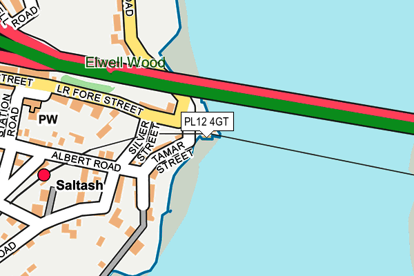 PL12 4GT map - OS OpenMap – Local (Ordnance Survey) PL12 4GT map - OS OpenMap – Local (Ordnance Survey)