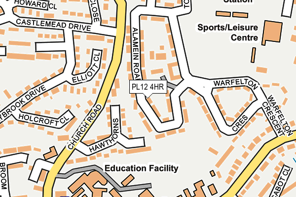 PL12 4HR map - OS OpenMap – Local (Ordnance Survey) PL12 4HR map - OS OpenMap – Local (Ordnance Survey)