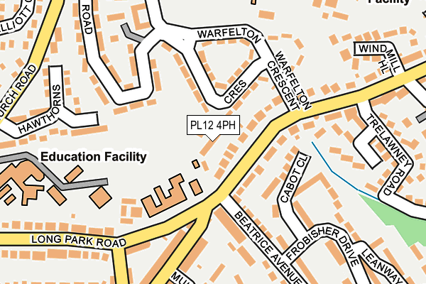 PL12 4PH map - OS OpenMap – Local (Ordnance Survey) PL12 4PH map - OS OpenMap – Local (Ordnance Survey)