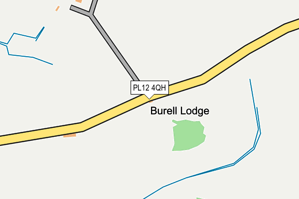 PL12 4QH map - OS OpenMap – Local (Ordnance Survey) PL12 4QH map - OS OpenMap – Local (Ordnance Survey)