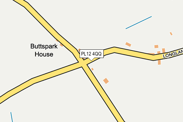 PL12 4QQ map - OS OpenMap – Local (Ordnance Survey) PL12 4QQ map - OS OpenMap – Local (Ordnance Survey)