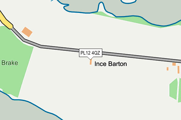 PL12 4QZ map - OS OpenMap – Local (Ordnance Survey) PL12 4QZ map - OS OpenMap – Local (Ordnance Survey)
