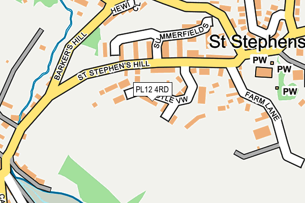 PL12 4RD map - OS OpenMap – Local (Ordnance Survey) PL12 4RD map - OS OpenMap – Local (Ordnance Survey)