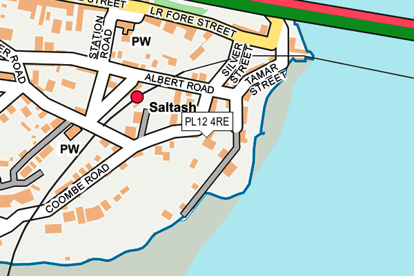 PL12 4RE map - OS OpenMap – Local (Ordnance Survey) PL12 4RE map - OS OpenMap – Local (Ordnance Survey)