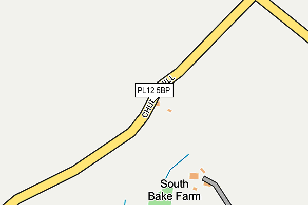 PL12 5BP map - OS OpenMap – Local (Ordnance Survey) PL12 5BP map - OS OpenMap – Local (Ordnance Survey)