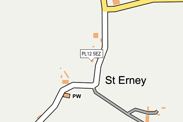 PL12 5EZ map - OS OpenMap – Local (Ordnance Survey) PL12 5EZ map - OS OpenMap – Local (Ordnance Survey)