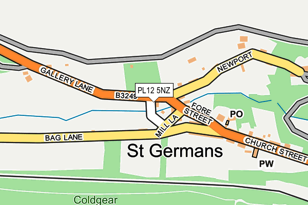 PL12 5NZ map - OS OpenMap – Local (Ordnance Survey) PL12 5NZ map - OS OpenMap – Local (Ordnance Survey)