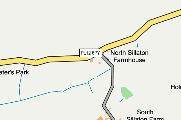 PL12 6PY map - OS OpenMap – Local (Ordnance Survey) PL12 6PY map - OS OpenMap – Local (Ordnance Survey)