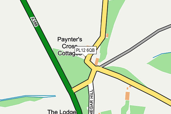 PL12 6QB map - OS OpenMap – Local (Ordnance Survey) PL12 6QB map - OS OpenMap – Local (Ordnance Survey)