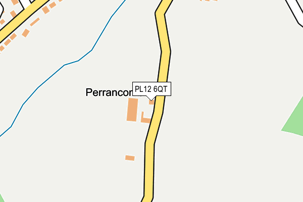 PL12 6QT map - OS OpenMap – Local (Ordnance Survey) PL12 6QT map - OS OpenMap – Local (Ordnance Survey)