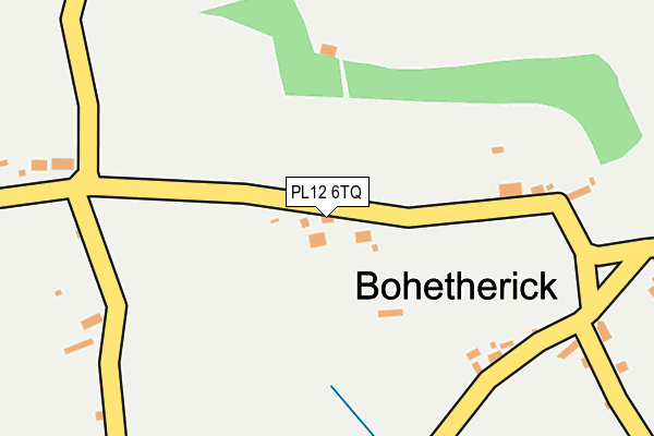 PL12 6TQ map - OS OpenMap – Local (Ordnance Survey) PL12 6TQ map - OS OpenMap – Local (Ordnance Survey)