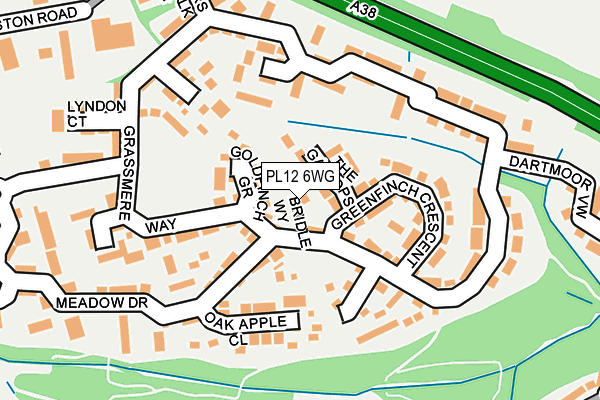 PL12 6WG map - OS OpenMap – Local (Ordnance Survey) PL12 6WG map - OS OpenMap – Local (Ordnance Survey)