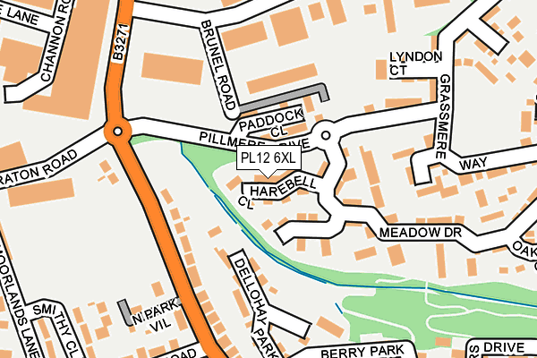 PL12 6XL map - OS OpenMap – Local (Ordnance Survey) PL12 6XL map - OS OpenMap – Local (Ordnance Survey)