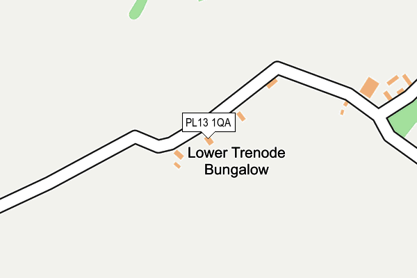 PL13 1QA map - OS OpenMap – Local (Ordnance Survey) PL13 1QA map - OS OpenMap – Local (Ordnance Survey)