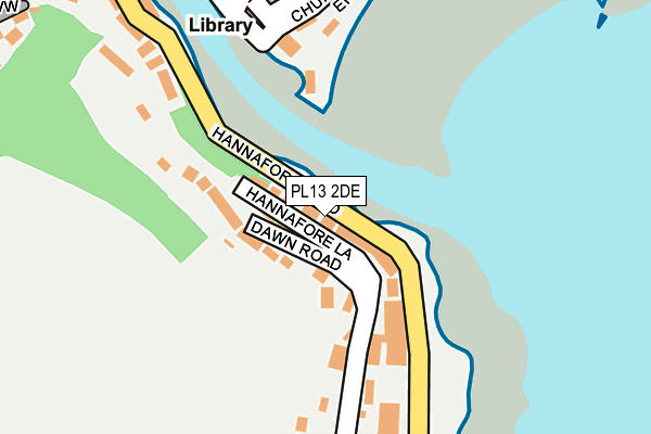 PL13 2DE map - OS OpenMap – Local (Ordnance Survey) PL13 2DE map - OS OpenMap – Local (Ordnance Survey)